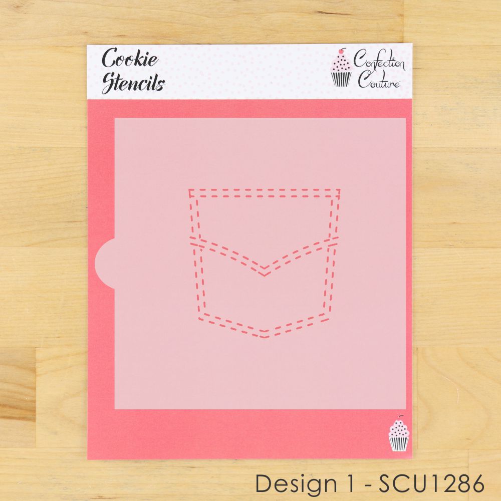 Jean Jacket Stencil - Design 1