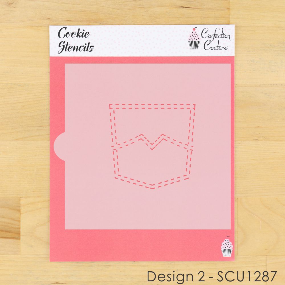 Jean Jacket Stencil - Design 2