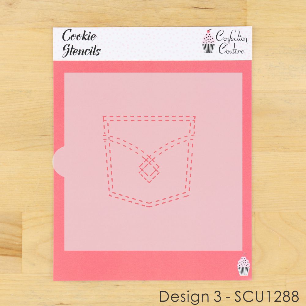 Jean Jacket Stencil - Design 3