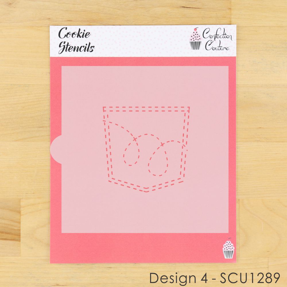 Jean Jacket Stencil - Design 4