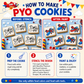Airplane PYO Cookie Stencil