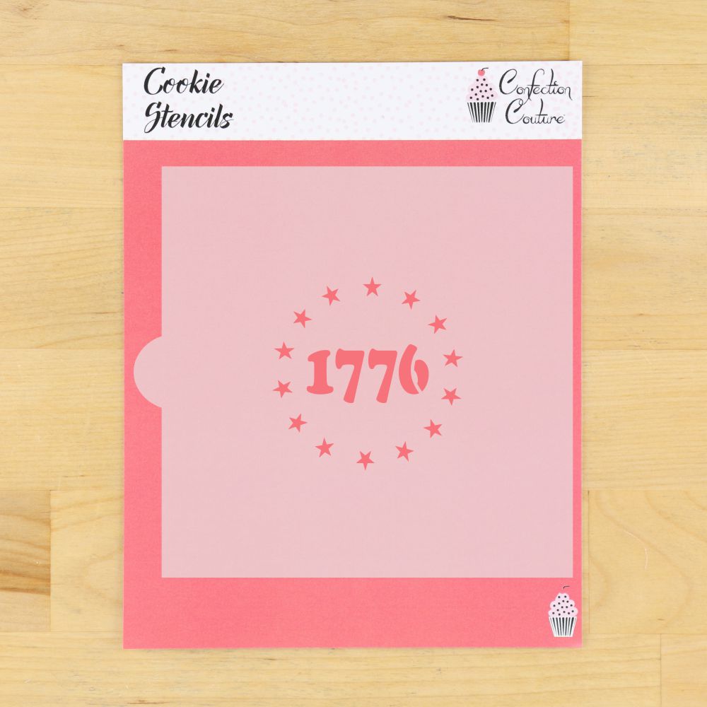 1776 Fourth of July Cookie Stencil Set