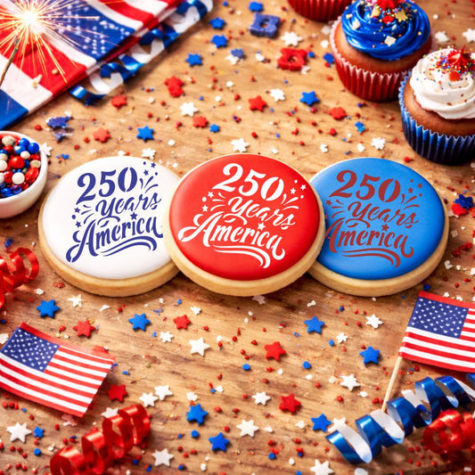 250 Years America Cookie Stencil Set