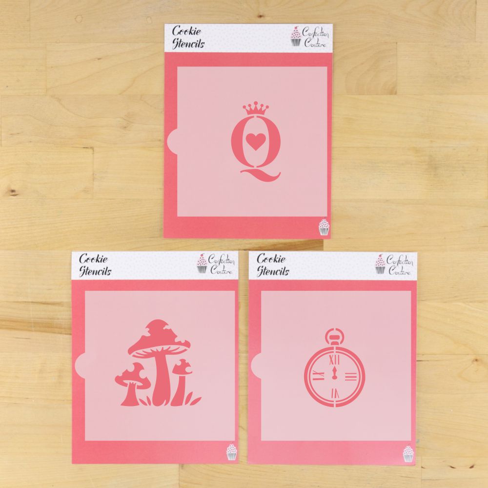 Down the Rabbit Hole Cookie Stencil Set