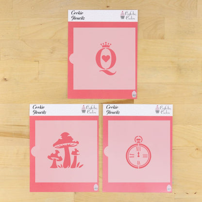 Down the Rabbit Hole Cookie Stencil Set