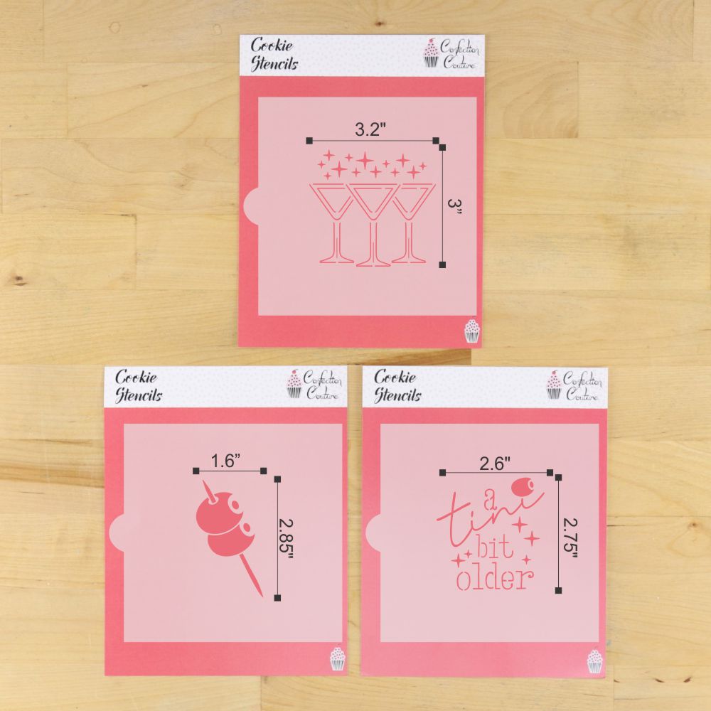A Tini Bit Older Cookie Stencil Set