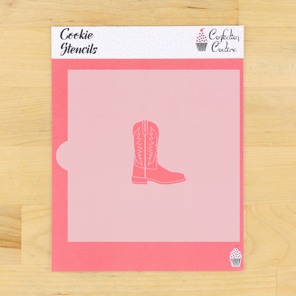 Cowboy Boot Cookie Stencil