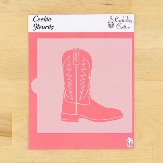 Cowboy Boot Cookie Stencil