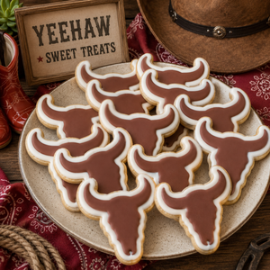 Bull Head Cookie Stencil