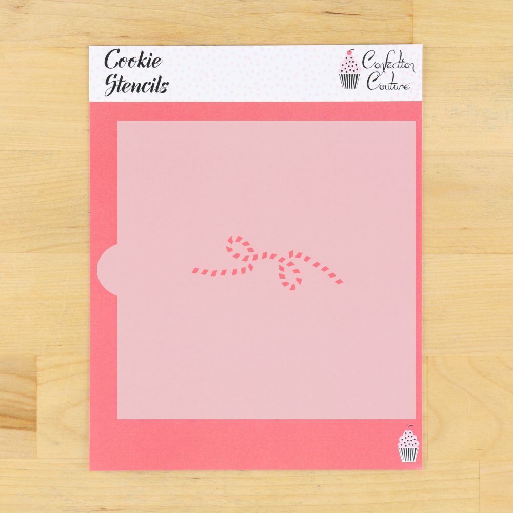 Lasso rope cookie stencil, laser cut in the USA on food-grade plastic