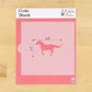 Horse Cookie Stencil