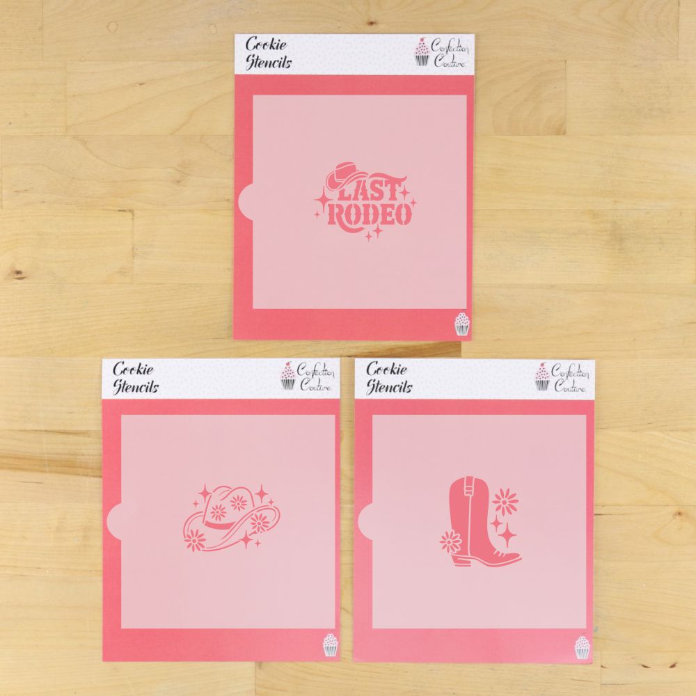 Last Rodeo Cookie Stencil Set