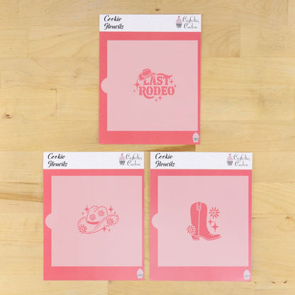Last Rodeo Cookie Stencil Set