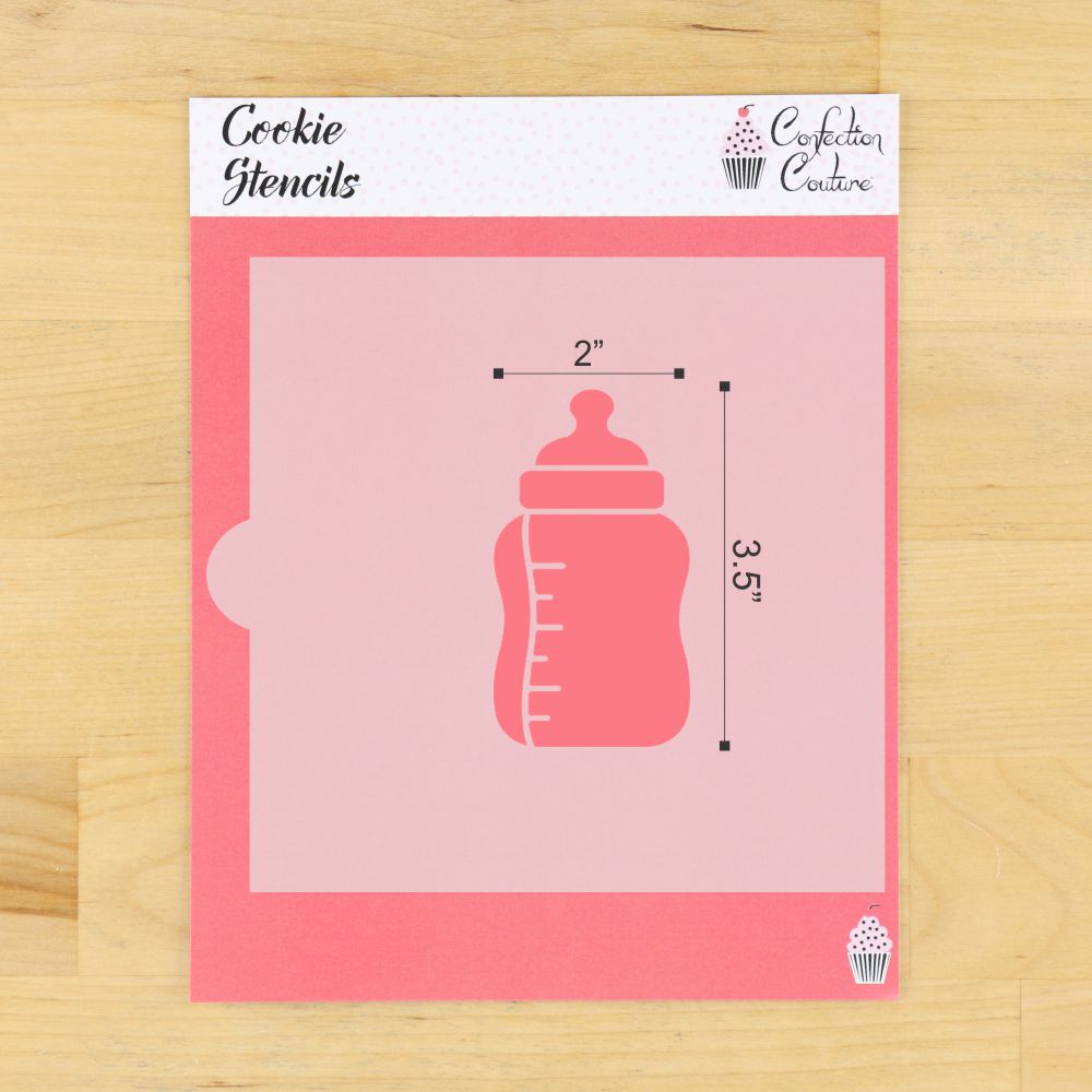 Baby Bottle Cookie Stencil