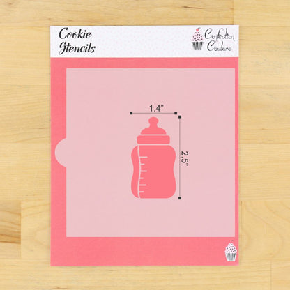 Baby Bottle Cookie Stencil