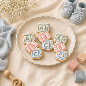 Baby Blocks Cookie Stencil