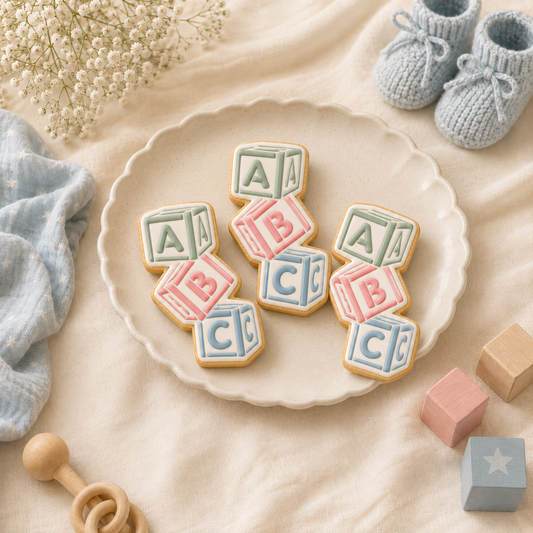 Baby Blocks Cookie Stencil