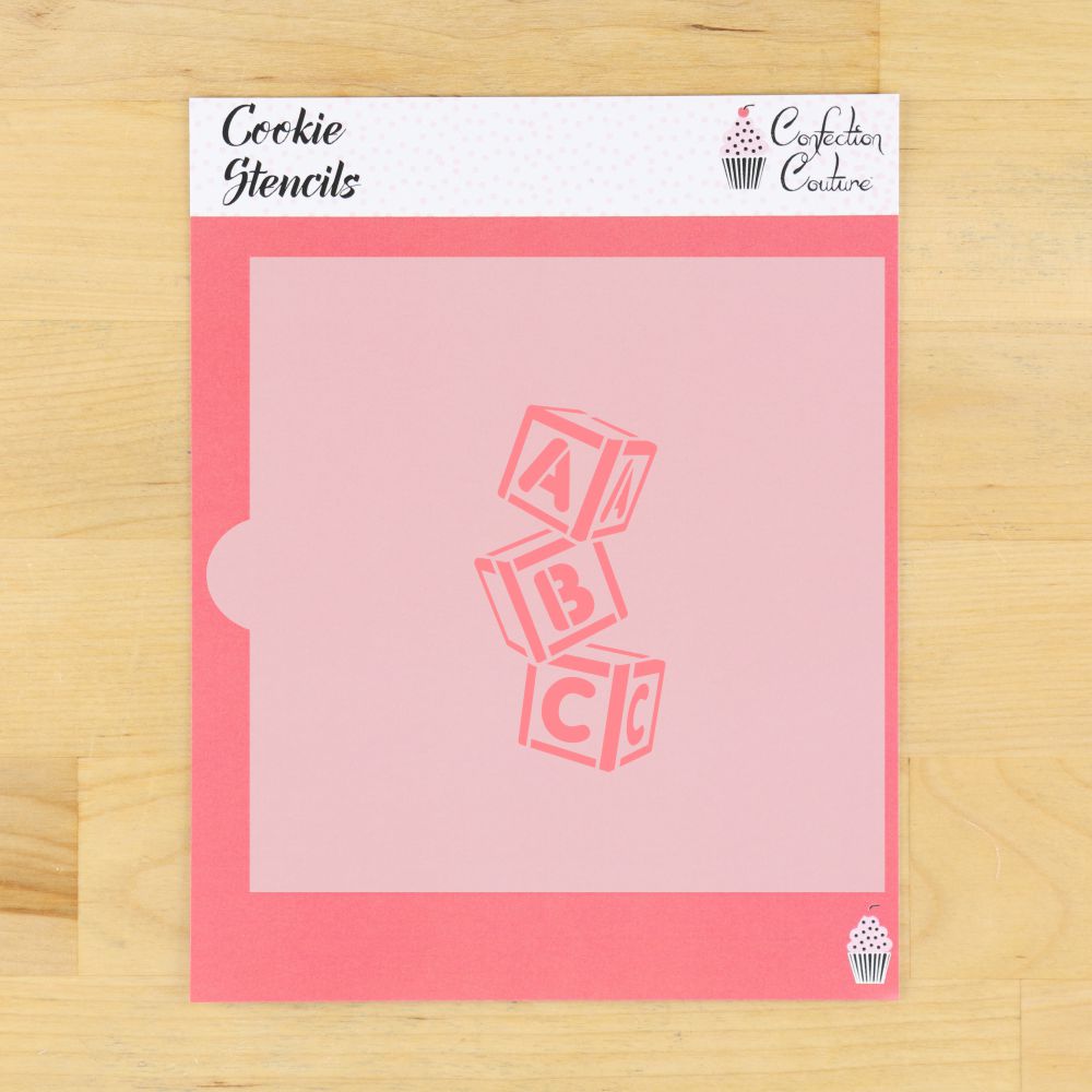 Baby Blocks Cookie Stencil
