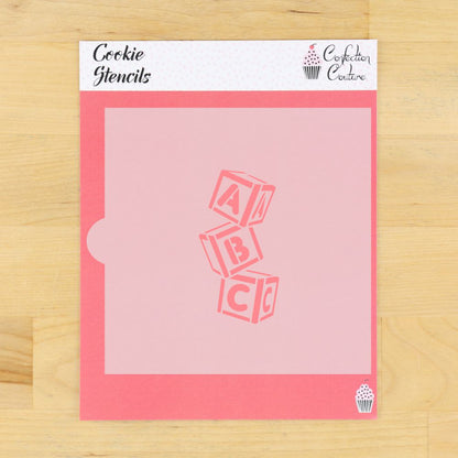 Baby Blocks Cookie Stencil