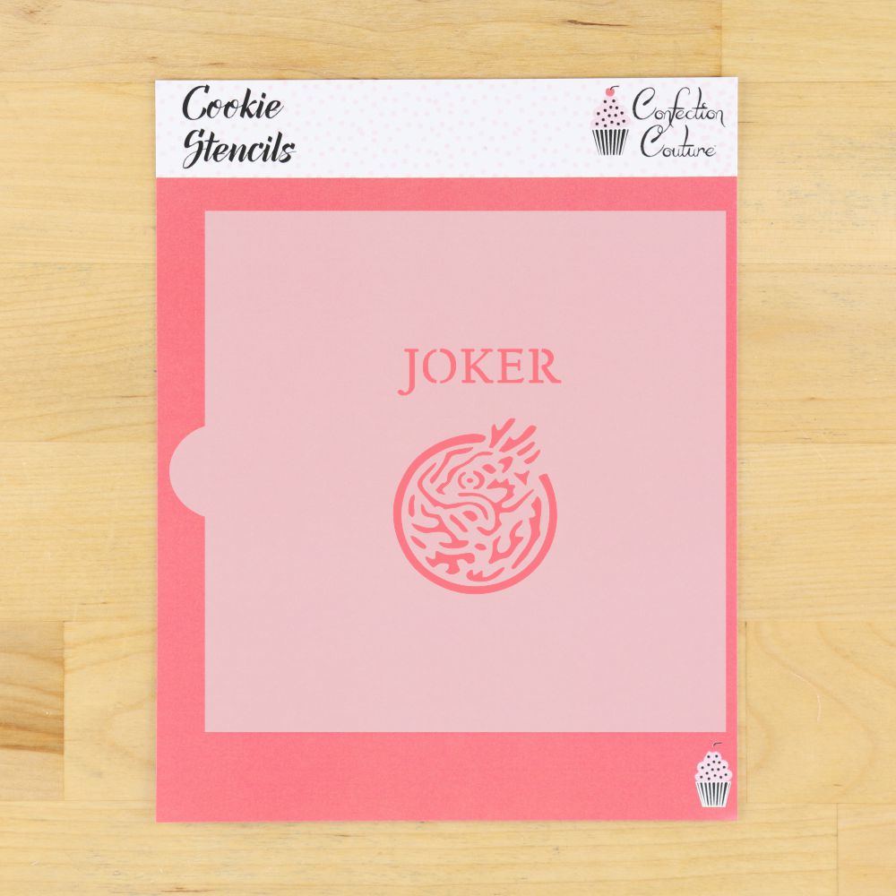 Mahjong Joker Tile Cookie Stencil