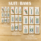 Mahjong Bam Tiles Cookie Stencil Set