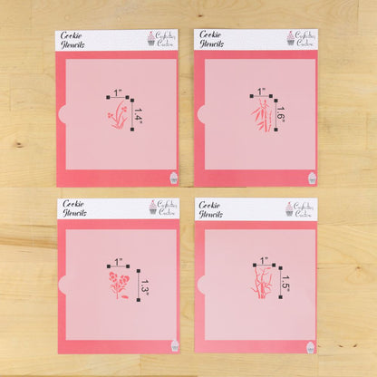 Mahjong Season Tiles Cookie Stencil Set