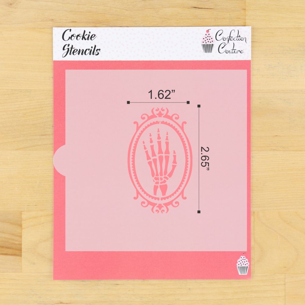 Gothic Skeleton Hands Cookie Stencil Set