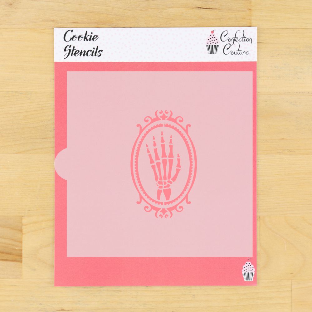 Gothic Skeleton Hands Cookie Stencil Set