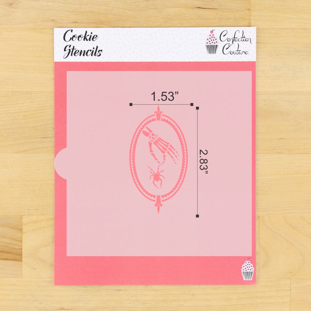 Gothic Skeleton Hands Cookie Stencil Set