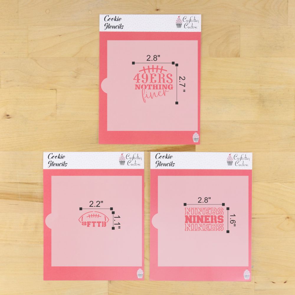 Faithful to the Bay Cookie Stencil Set