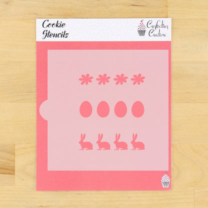 Easter Paint Palette Cookie Stencil