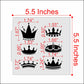 Assorted Crown and Tiara Cookie Stencils