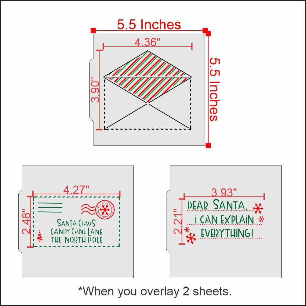 Letters to Santa Cookie Stencil Project Box