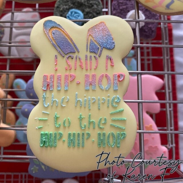 Hip Hop Easter Cookie Stencil