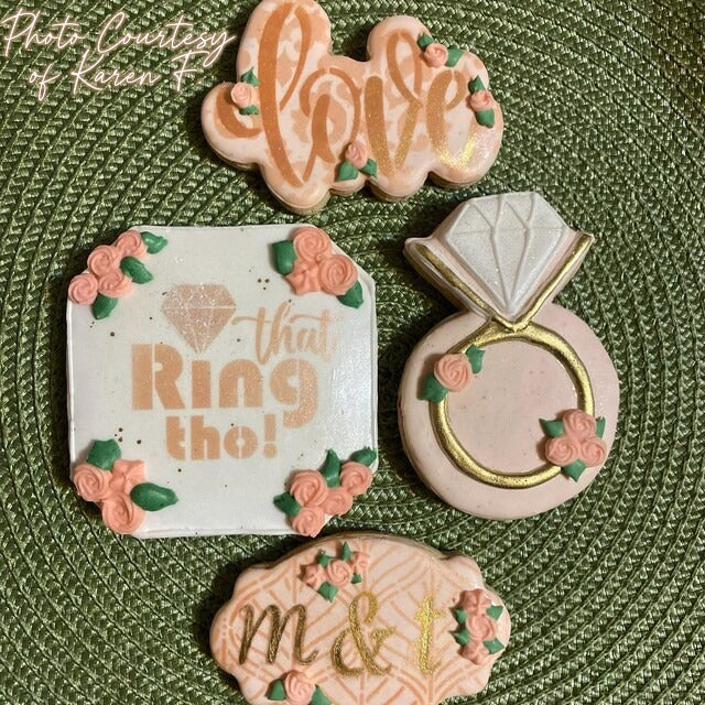 That Ring Tho! Cookie Stencil