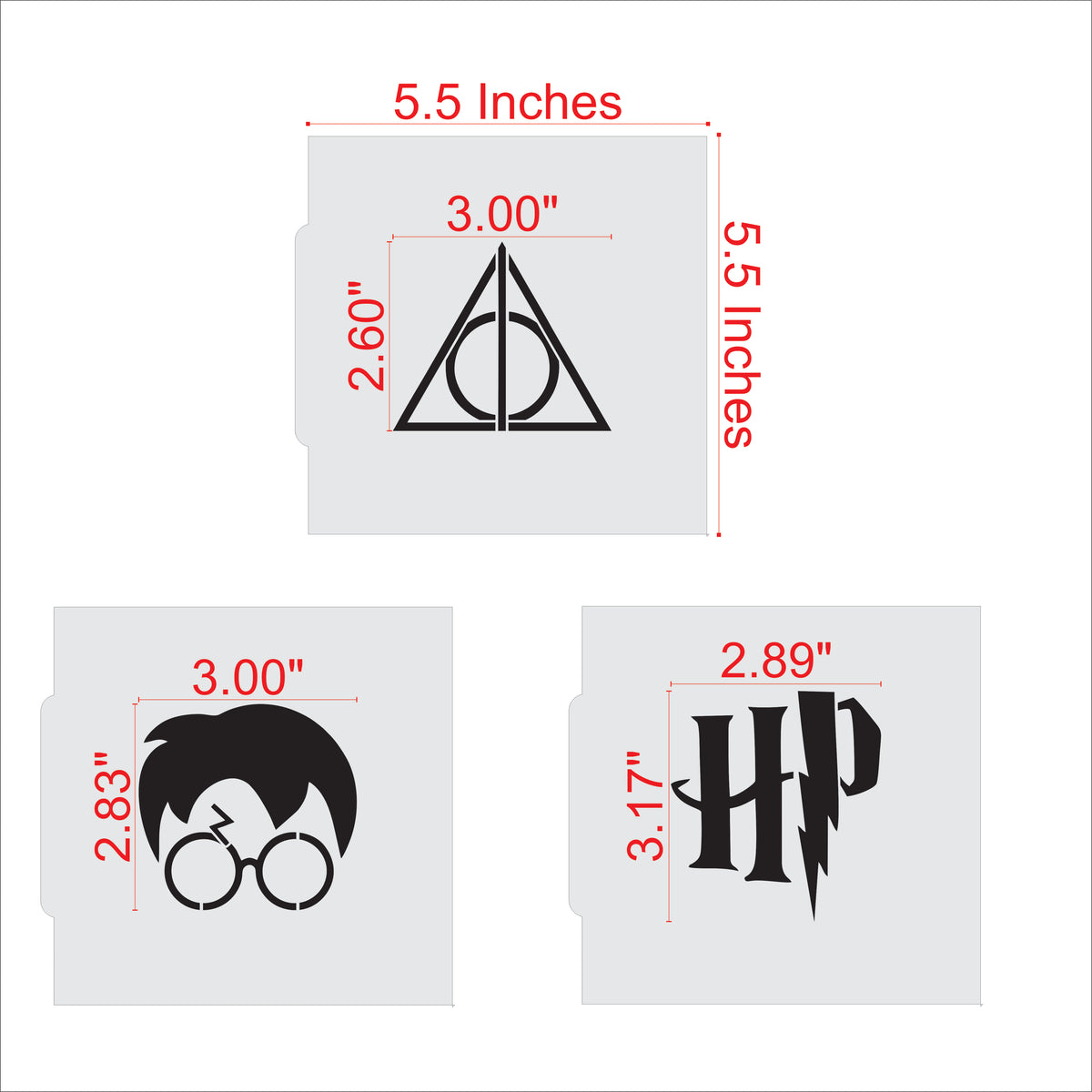 Wizard Cookie Stencil Set: How to Make Harry Potter Cookies ...