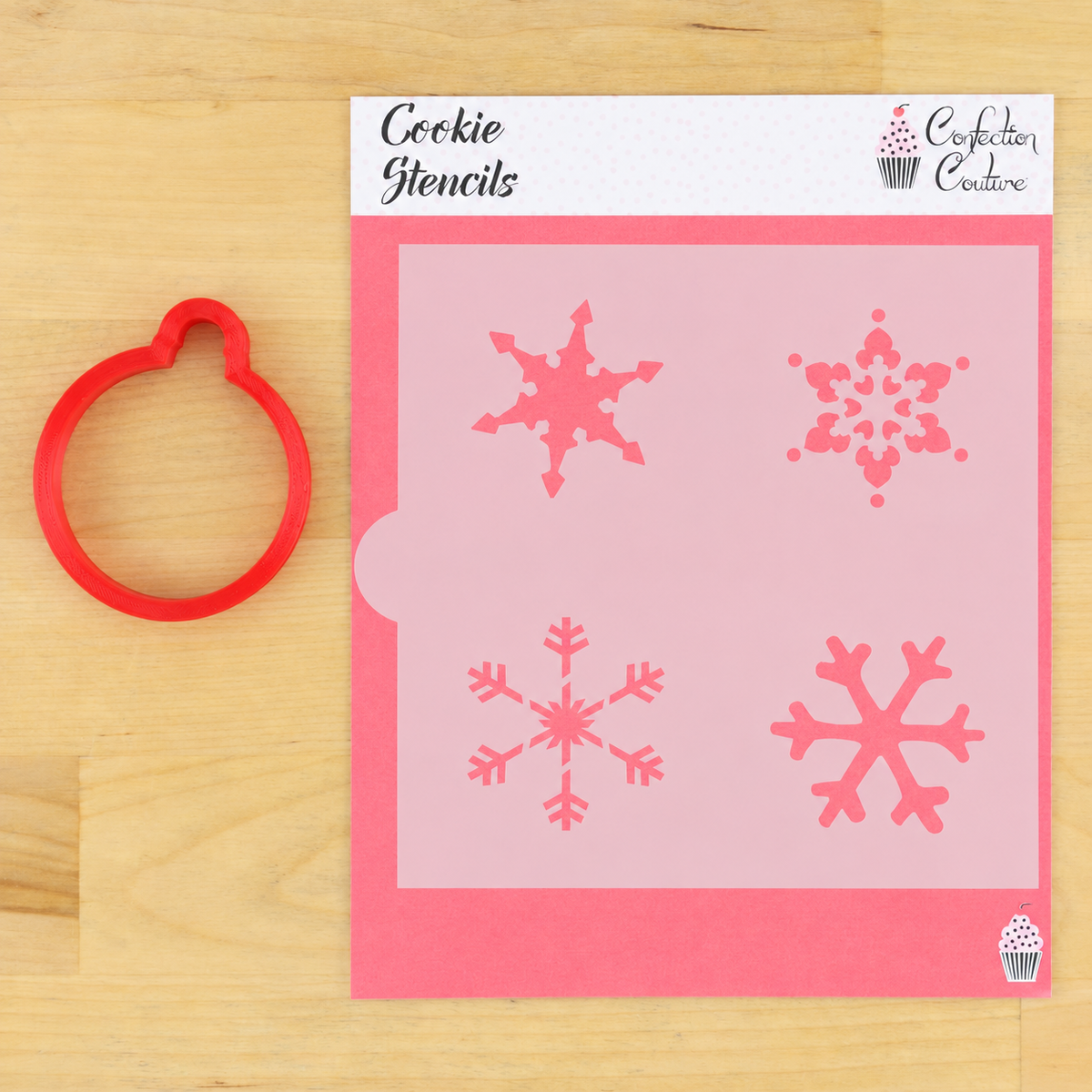 Snowflakes Cookie Stencil