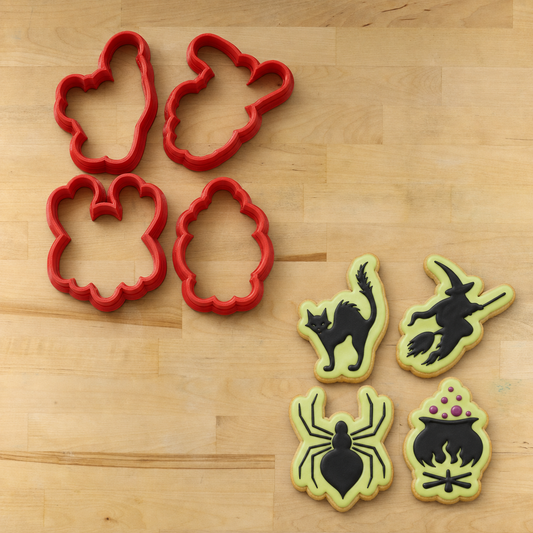 Spooktacular Halloween Cookie Stencil