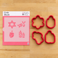 Hanukkah Trinkets Cookie Stencil
