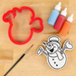 Snowman Paint Your Own Cookie Stencil
