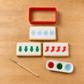 Christmas PYO Paint Palette Cookie Stencil