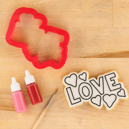 Love Paint Your Own Cookie Stencil