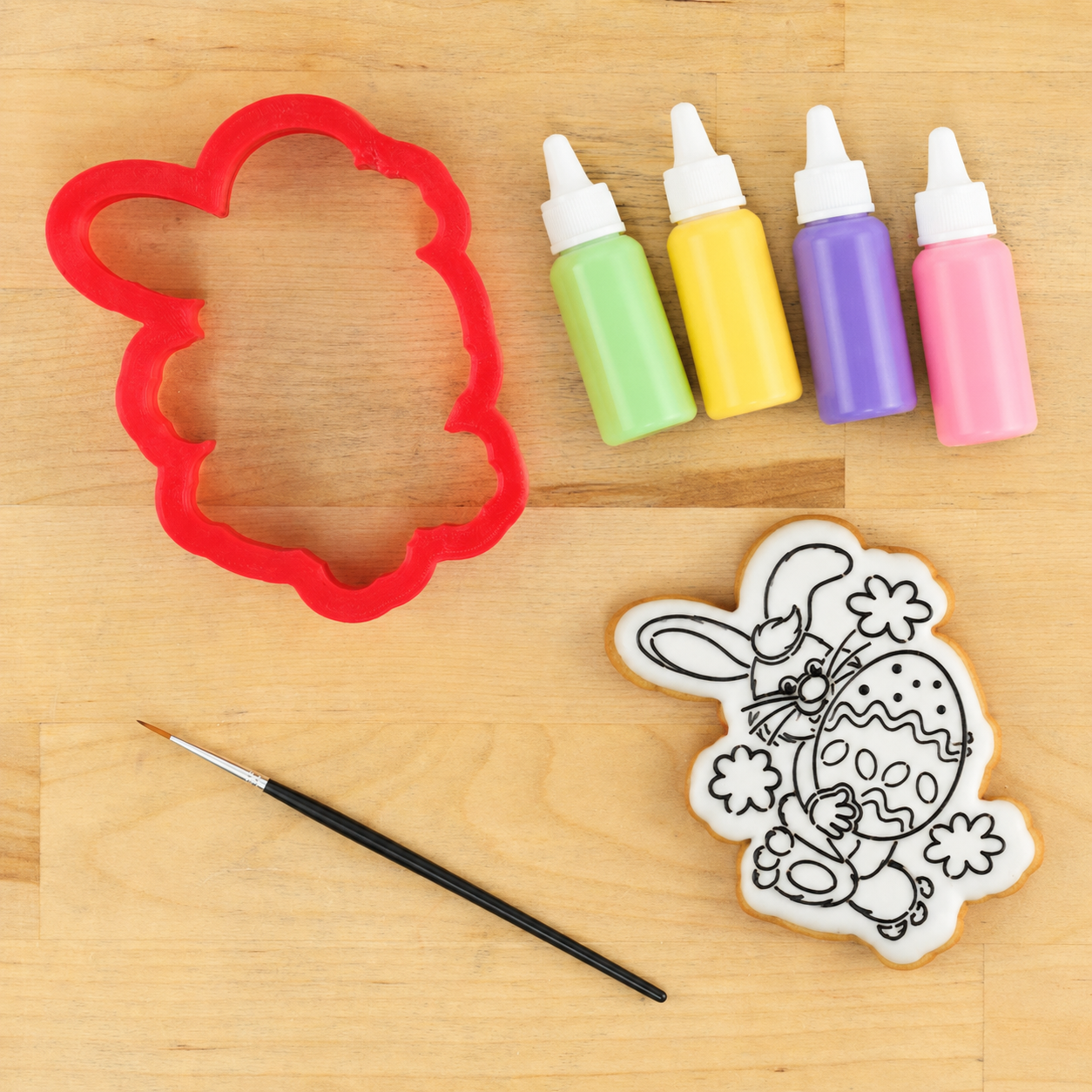 Easter Bunny Paint Your Own Cookie Stencil