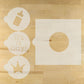 It's A Boy Round Cookie Stencil 3 Pc Set