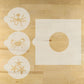 Sea Creatures Round Cookie Stencil 3 Pc Set