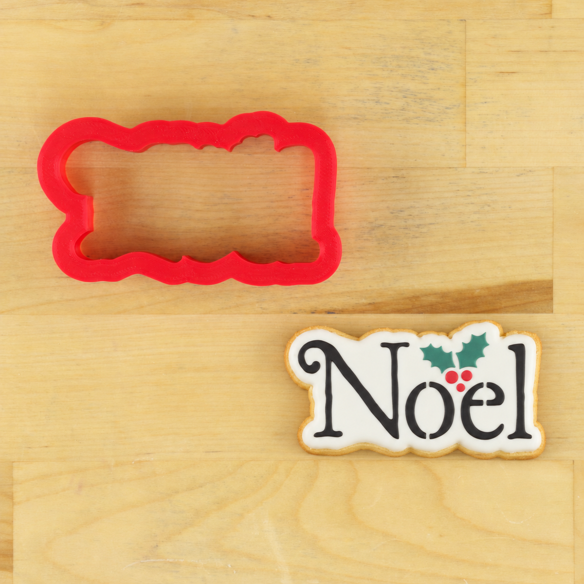 Noel Message Cookie Stencil
