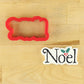 Noel Message Cookie Stencil