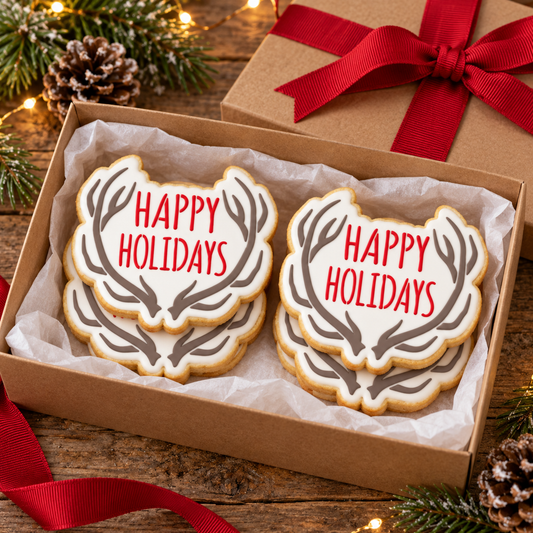 Happy Holidays Cookie Stencil