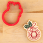 Vintage Glass Ornament Cookie Stencils