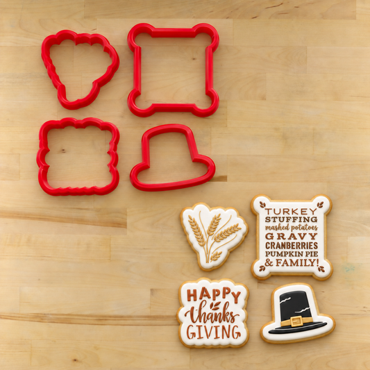 Happy Thanksgiving Cookie Stencil